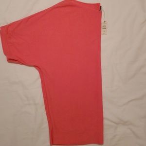 Talbots Coral Boatneck Short Sleeve Shirt